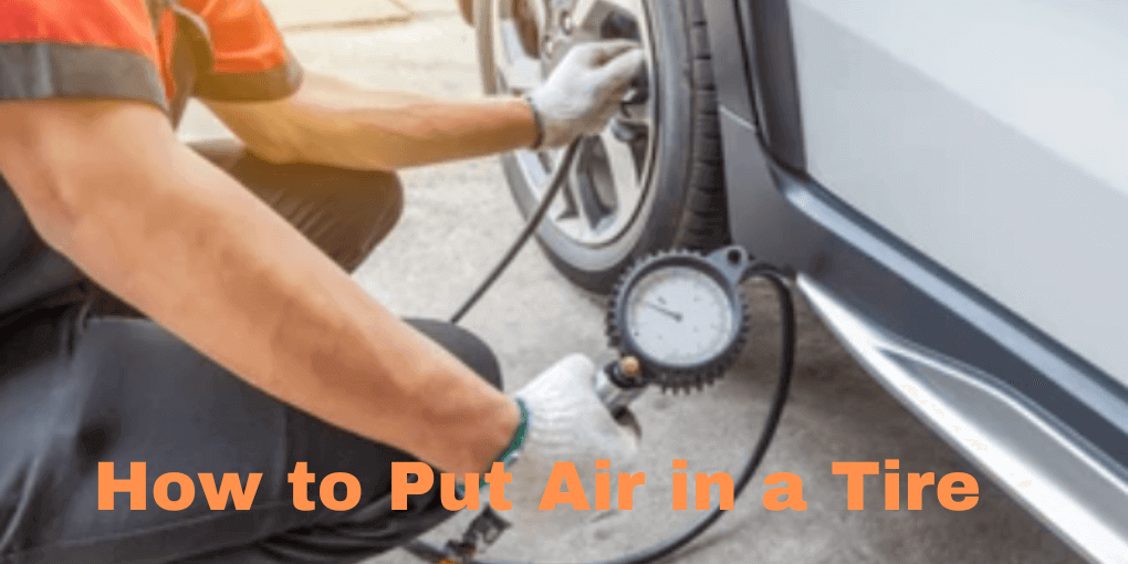 how to put air in a tire