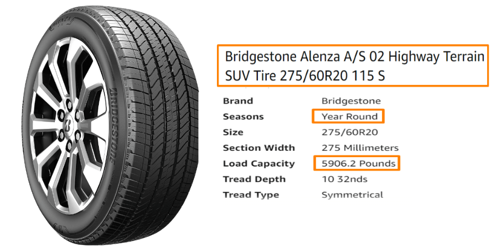 best all season tires for snow