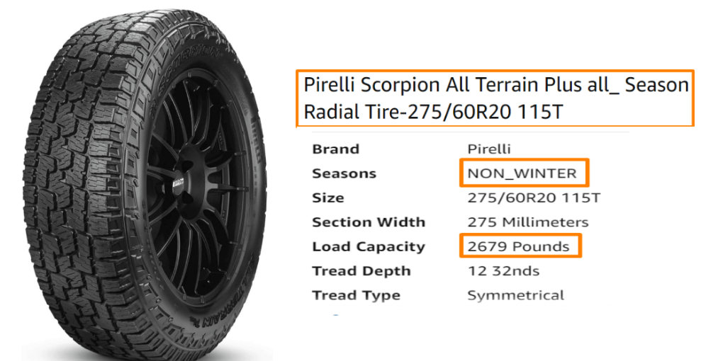 best all season tires for snow