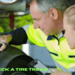 how to check tire tread