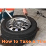 how to take a tire of a rim