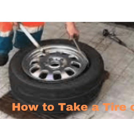 how to take a tire of a rim